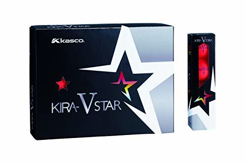 キャスコ(Kasco) ゴルフボール KIRA STAR V キラスターV ユニセックス キラスターVN レッド 最適ヘッドスピード: 25~45 2ピースボール:_画像1