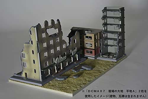 トミーテック 1/144 ジオコレ・コンバットシリーズ DCMA09 戦場の大地 市街地A 塗装済みプラモデル_画像4