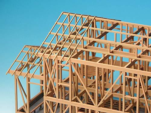 プラッツ 1/50 建築模型 木造軸組模型 リニューアル版 プラモデル SP-155_画像4