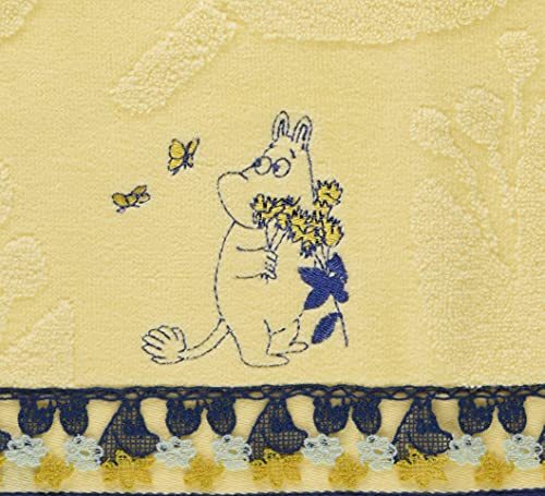 丸眞 ハンドタオル MOOMIN ムーミン フローラルレース 綿100% 抗菌防臭加工 1405028000 約34×36cm_画像5