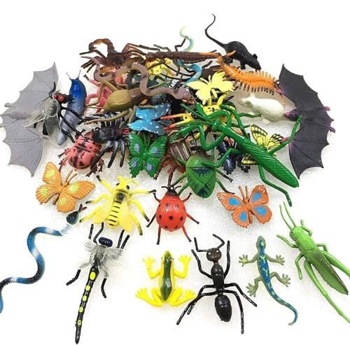 GuassLee リアル昆虫 フィギュア 43匹 ミニ 偽虫 昆虫おもちゃ 子供おもちゃ_画像7