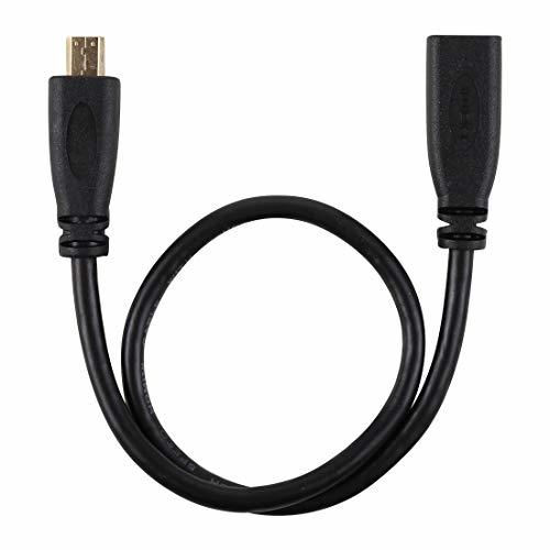 CY 30cm HDMI 1.4 Type D Micro HDMI オスMicro HDMI メス HDMI延長ケーブル_画像4