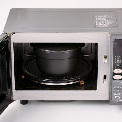 有田焼 CtoC JAPAN 炊飯なべ ブラック 2合・1100cc 直火 電子レンジ 対応 02-768388_画像5