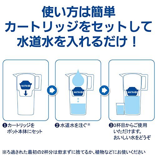 ブリタ 浄水器 ポット 浄水部容量:2.0L(全容量:3.5L) アルーナ XL マクストラプラス カートリッジ 1個付き 【日本正規品】 ホワイト 塩素_画像5