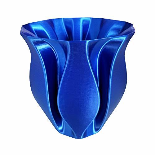 3Dプリンタ ブルー シルク PLA フィラメント 1.75mm 1KG 青い フィラメント素材 3D PLA 印刷材料 無臭 金属の質感 金属色_画像4