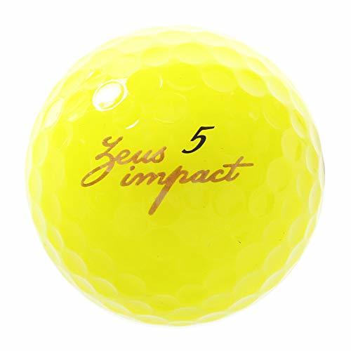 キャスコ(Kasco) ゴルフボール ZEUSIMPACT2 高反発ゴルフボール スリーブ メンズ ZEUSIMPACT2 イエロー_画像3