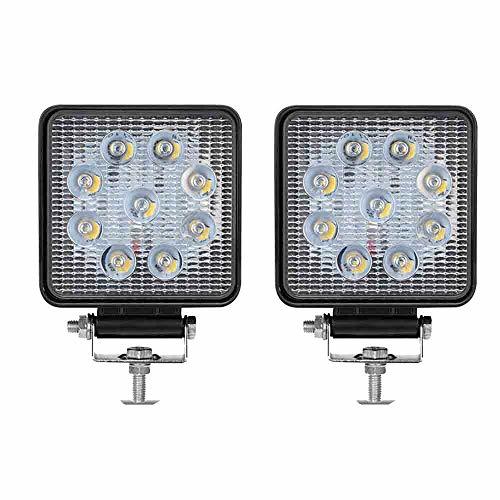 OUGUAN 【2個セット】27W led 作業灯 LED 投光器 防水 IP67 led作業灯 27w 12ｖ 24ｖ投光器 自動車ライト 軽トラ 路肩灯_画像1