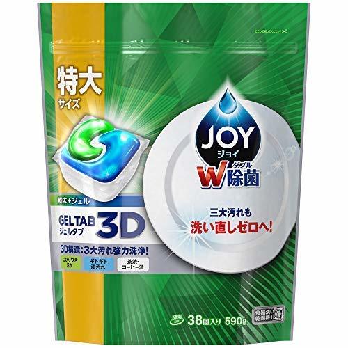 《セット販売》　P&G ジョイ ジェルタブ 3D (38個入)×3個セット 食洗機用洗剤　【P＆G】_画像1