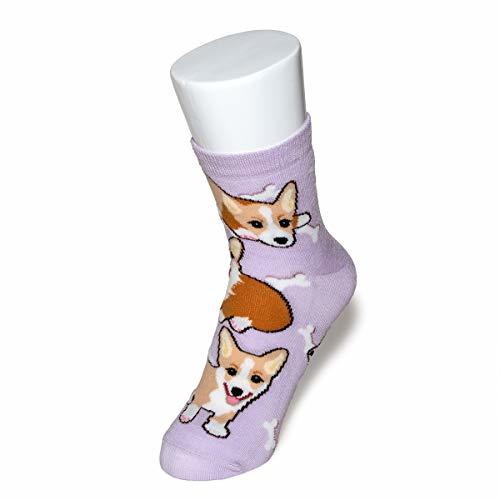 2足セット コーギー レディース ソックス Corgi Socks ペットとアニマルソックス Pet & Animal Socks SD-2002 ペットラバーズ_画像2