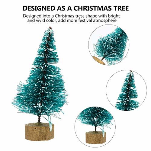 VORCOOL クリスマスツリー ミニ 卓上 24本 小さい 4cm 装飾 置物_画像5