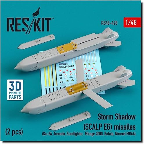 レスキット 1/48 ストーム・シャドウ (SCALP EG) 巡航ミサイル 2個入 プラモデル用パーツ RSK48-0428_画像1