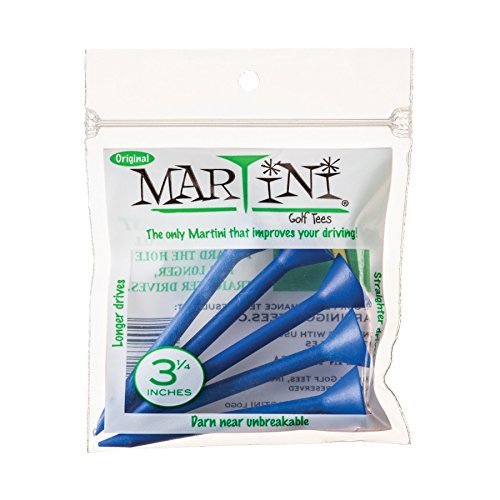 Martini Golf Tees プラスチック製ゴルフティー 丈夫 3?1/4インチ 5個セット （アソートカラー）_画像1