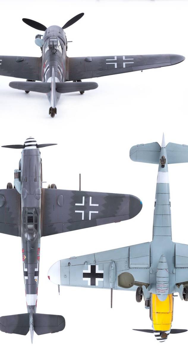 アカデミー 1/48 ドイツ空軍 Bf109G-6/G-2 JG27 プラモデル 12321_画像3