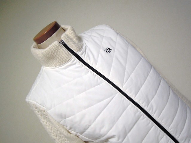 St.ANDREWS* cent Andrew s* warm & stylish * protection against cold /. manner * adult design * sweater blouson * white * size LL* super-beauty goods 