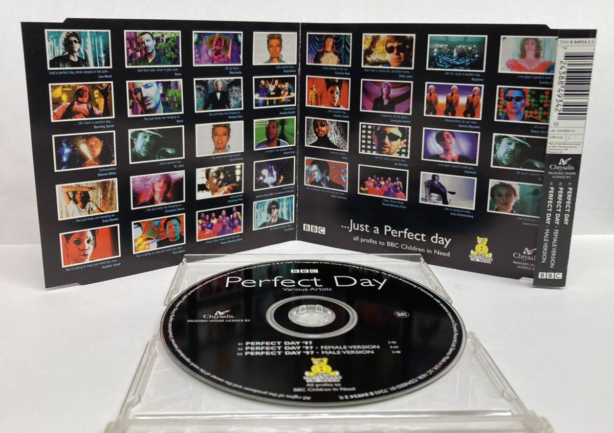 ◎LOU REED with DAVID BOWIE, BONO他/ PERFECT DAY '97/ CDNEED 01/ UK盤 (CD-073)_画像3