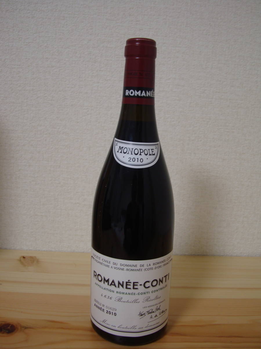 酒 ワイン 2010 750ml 未開封 ROMANEE CONTI ワイン ロマネ・コンティ 箱付_画像2