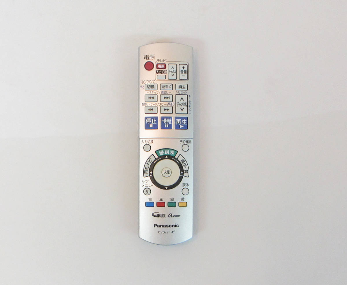 A627☆現状品☆VHS一体型DVDレコーダー☆Panasonic/パナソニック☆DMR-EH75V☆電源ON確認☆電源コードつき☆リモコンつき EUR7658Y10 θ_画像8