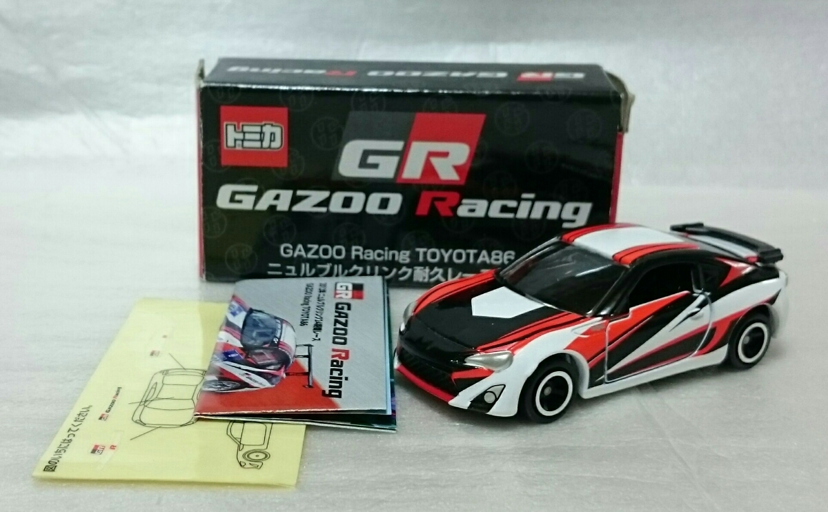  原文:シール未使用 トミカ GAZOO Racing ニュルブルクリンク耐久レース車両 トヨタ 86