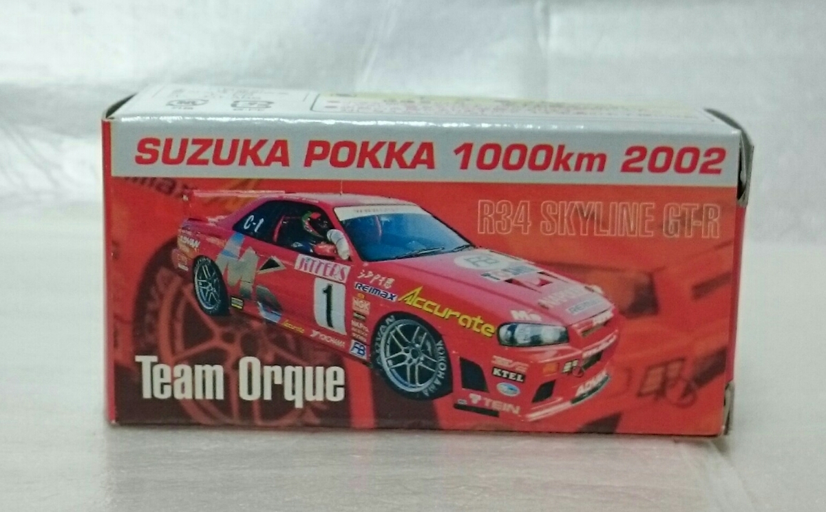  原文:トミカ シール未使用 Team Oruqe R34 スカイライン GT-R アイアイアド 特注