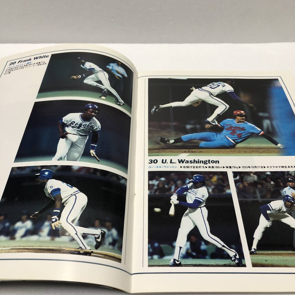 週刊ベースボール カンザスシティ・ロイヤルズのすべてMLB 1981 日米野球ガイドKC メジャーリーグ_画像6