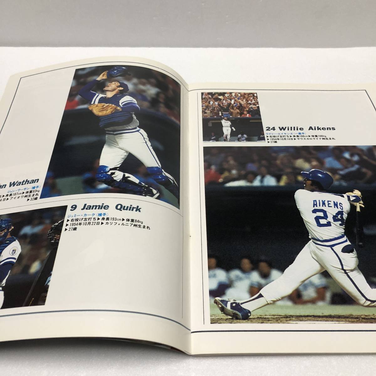 週刊ベースボール カンザスシティ・ロイヤルズのすべてMLB 1981 日米野球ガイドKC メジャーリーグ_画像5