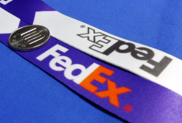 FedEx着脱式ネックストラップ(フェデックス/航空貨物/物流/Logics/Aircargo/成田/羽田/関西/エアライングッズ/スマホ/ID社員証)_画像3