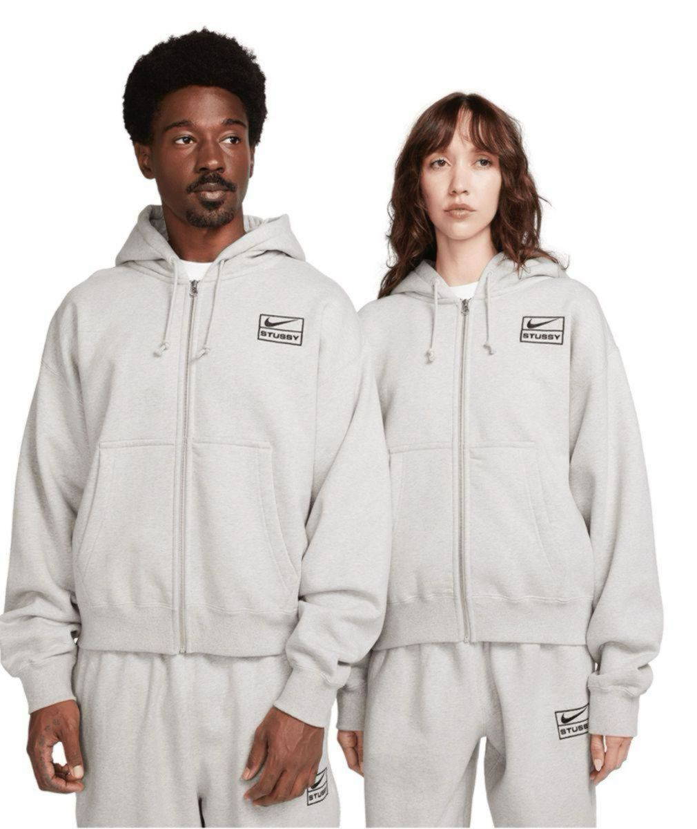 Nike x Stussy Full-Zip Fleece Hoodie Nike x Stussy Full-Zip Fleece Hoodie