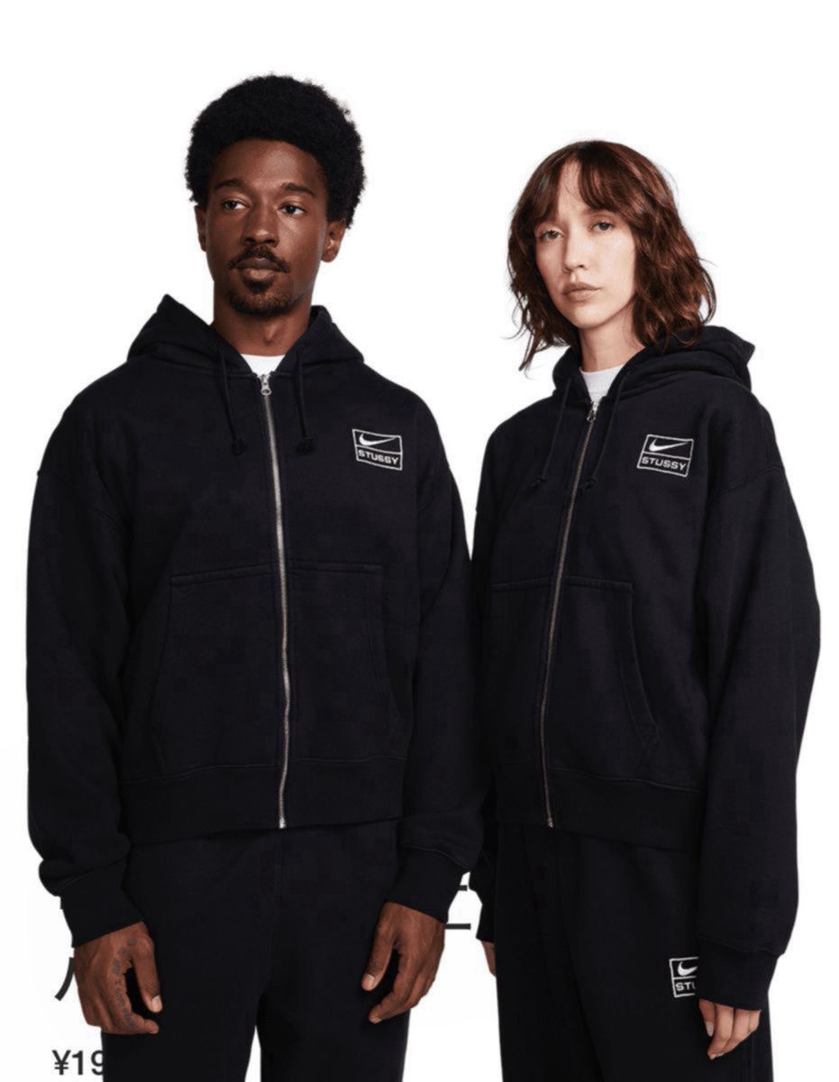 Nike x Stussy Washed Fleece Hoodie Nike x Stussy Washed Fleece Hoodie