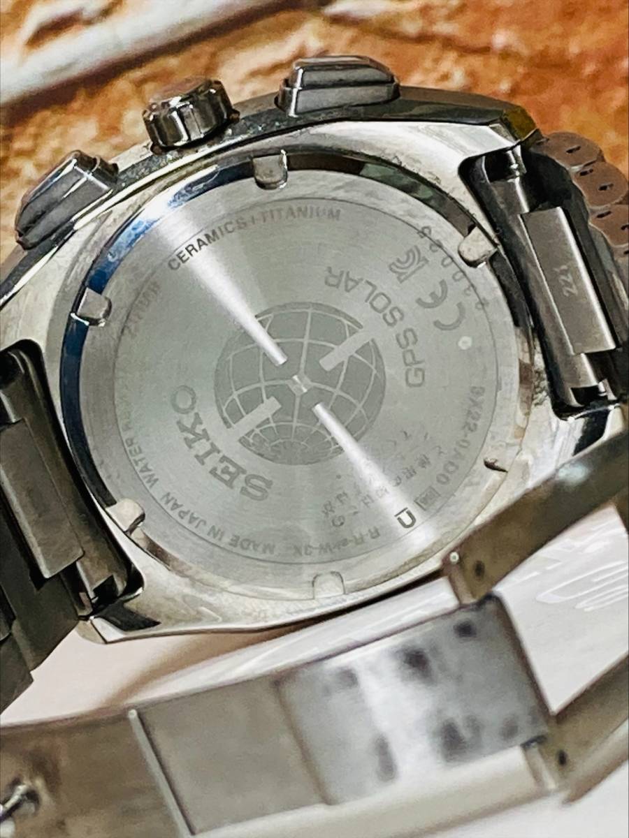 SEIKO ASTRON GPS / アストロン オリジン GPS ソーラー SBXD007 3X22-0AD0 美品 フルコマ 完備品 最低落札設定無し_画像5