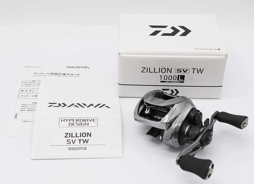 1円【美品】ダイワ 21ジリオン SV TW 1000L 左 00630214 ベイトリール ZILLION Daiwa z23-4060 中古品 z_z_画像1