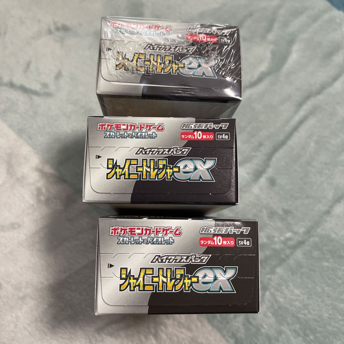 ポケモンカード シャイニー トレジャー ex BOX シュリンクなし 3BOX