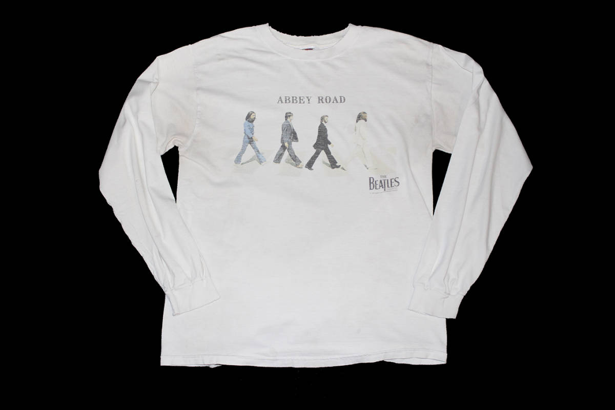 90’S BEATLES ABBEY ROAD LONG SLEEVE SIZE L ビートルズ アビーロード ロングスリーブ