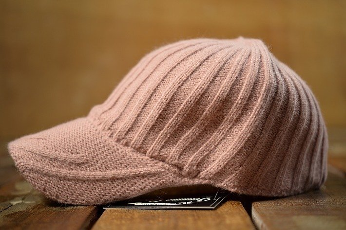 ニット帽 ニットキャップ キャップ 帽子 メンズ レディース Knit 7990352 9009978 Q-5 ピンク 新品 1円 スタート_画像3