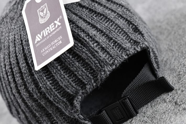 AVIREX アビレックス キャップ ニット帽 帽子 大きい 大きめ メンズ アヴィレックス 14986700-85 グレー_画像7