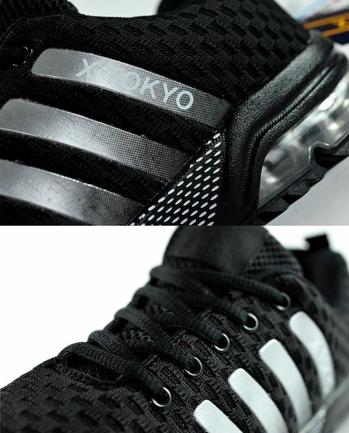 【疲れない構造】X-TOKYO スニーカー メンズ 靴 撥水 エアー 通気性 軽量 軽い 2929 ブラック 29.0cm / 新品 1円 スタート_画像3