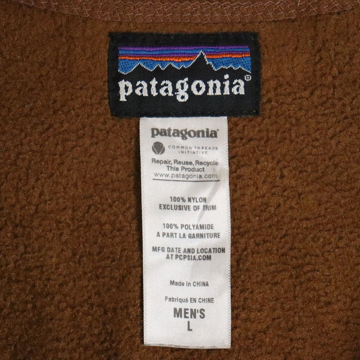 $5K/R8.25-2　patagonia　パタゴニア　スナップT　フリースジャケット　プルオーバージャケット　ブルゾン　アウトドア　メンズ　L_画像4