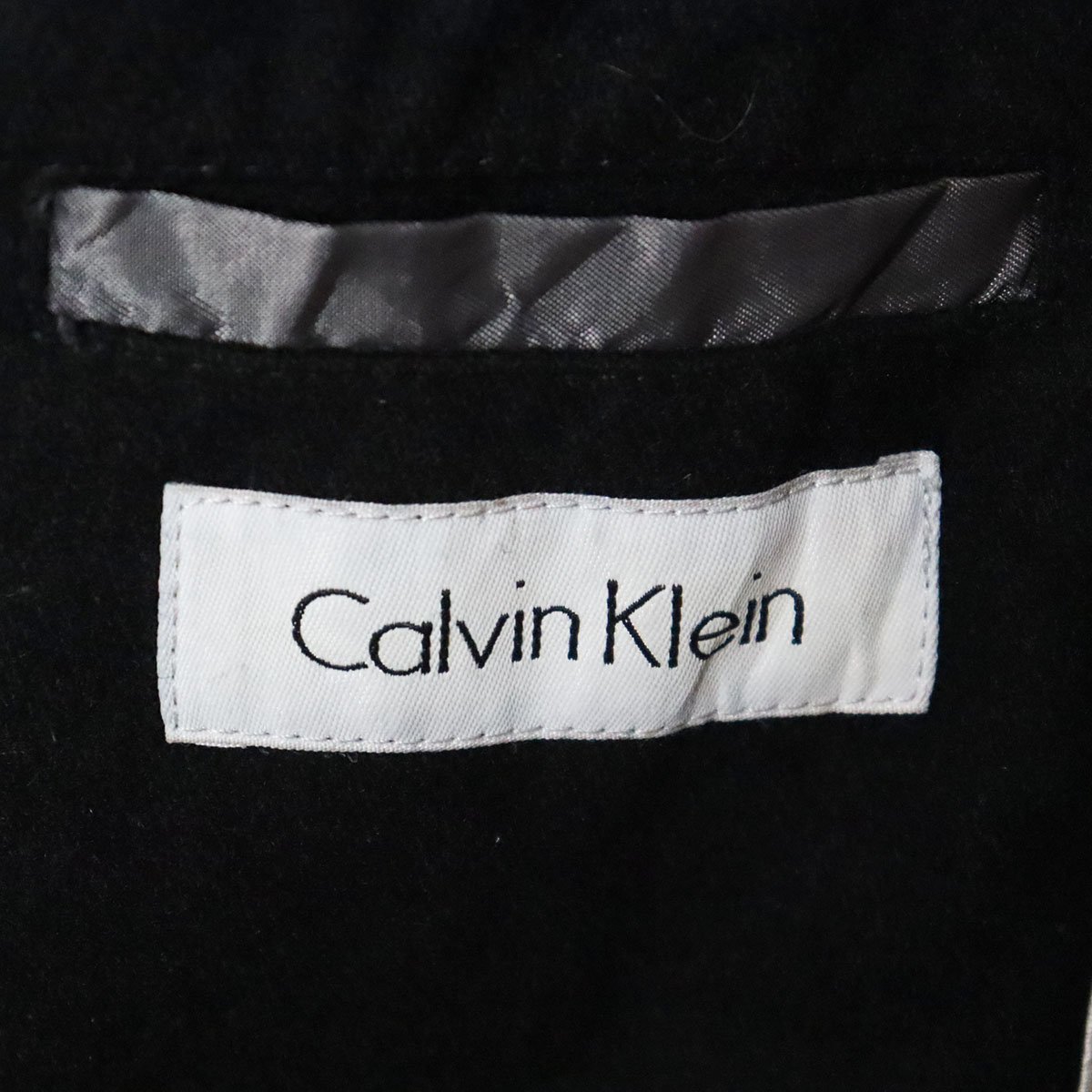 I6K/Y7.7-2　Calvin Klein　カルバンクライン　ウールジャケット　ブルゾン　ジップアップジャケット　アメリカ古着　メンズ　XL_画像5
