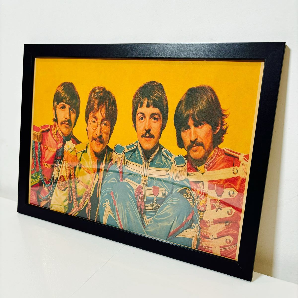 [ сумма имеется постер ] Beatles The Beatles волна .nto pepper ⑩