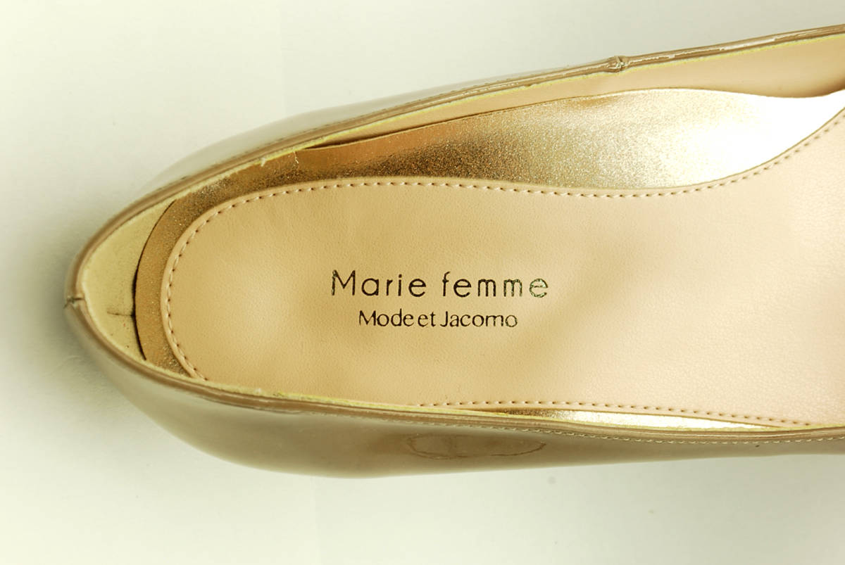 未使用　マリーファム　ポインテッド　モカ色　シンプルパンプス Marie femme 16,500円　23.0㎝_画像5