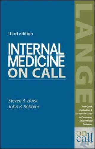 [A01998746]Internal Medicine On Call (LANGE Clinical Science) Haist， Steven_画像1