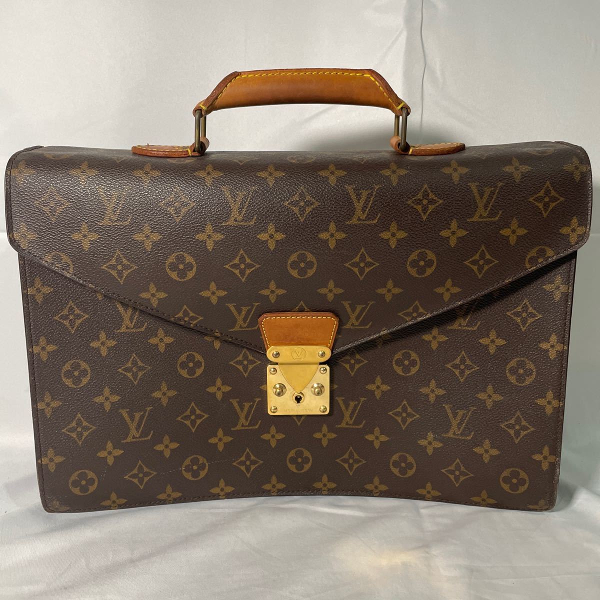 LOUIS VUITTON ルイヴィトン モノグラム ビジネスバッグ セルヴィエット コンセイエ M53331_画像1