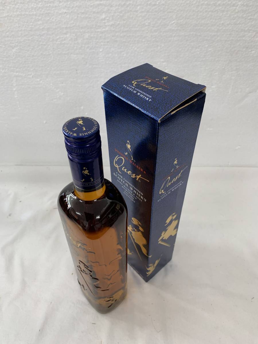 注目！【古酒　終売品　スコッチ】JOHNNIE WALKER ジョニーウォーカー　クエスト　750ml 40% 箱付　状態良好_画像4