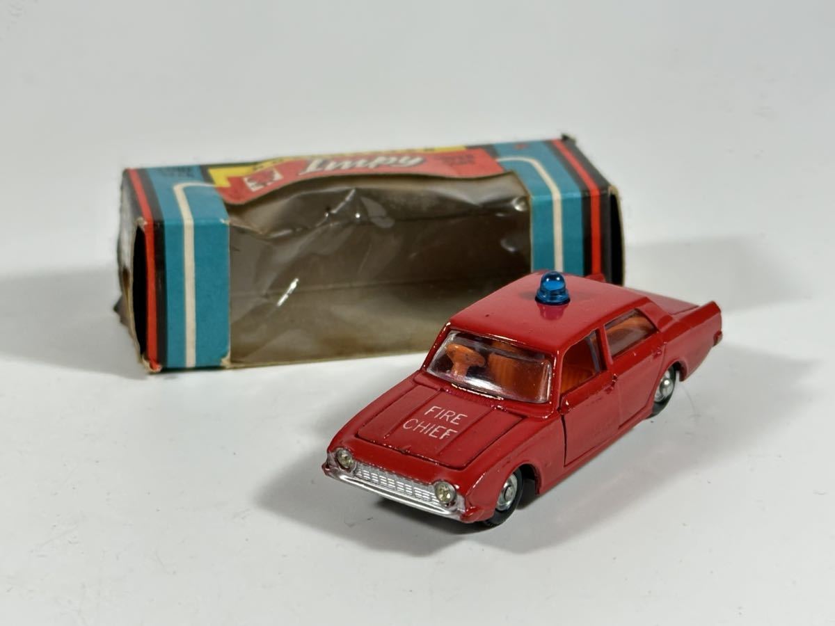 (s140)LONE STAR ROADMASTER Impy SUPER CARS 32 Fire Chief Car ミニカー 当時物_画像1