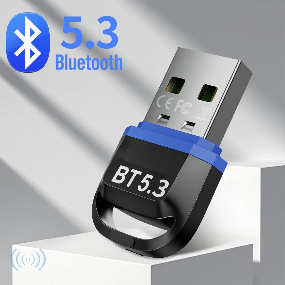 ☆ USB Bluetooth 5.3 アダプター　Bluetooth 5.3+EDR アダプター　デュアルモード対応の最新USB ブルートゥース アダプター_画像1