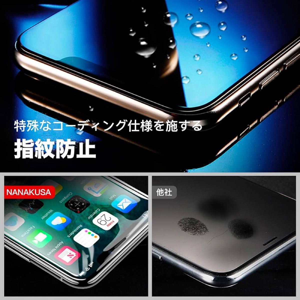 iPhone 12 pro max ガラスフィルム ブルーライトカット