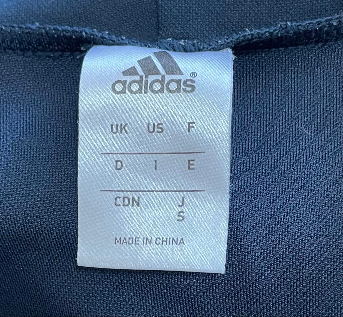 adidas フード付きジャージ レディースS 紺色アディダス adidas フード付きジャージ レディースS 紺色アディダス