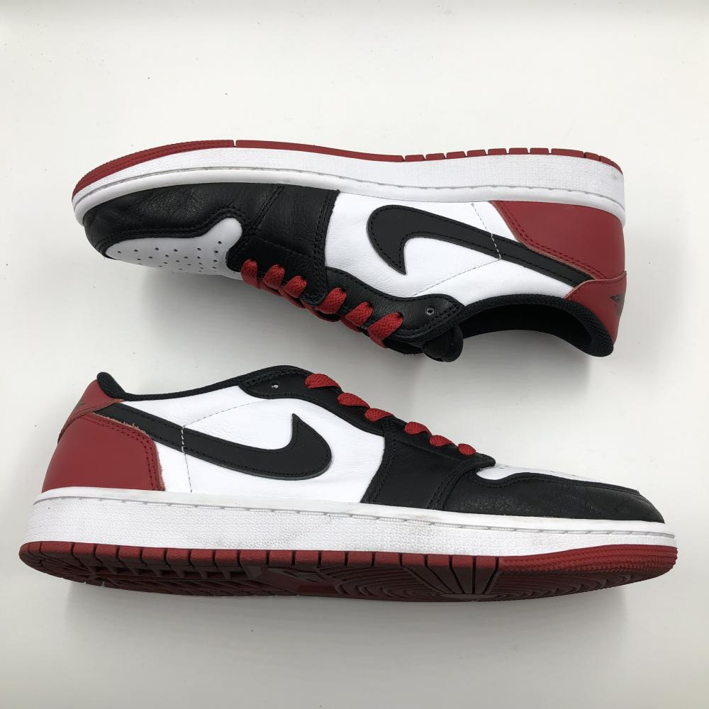 【中古】NIKE AIR JORDAN1 RETRO LOW OG BLACK TOE サイズ：27cm CZ0790-104 ナイキ ジョーダン ブラックトゥ つま黒[240024445086]_画像4