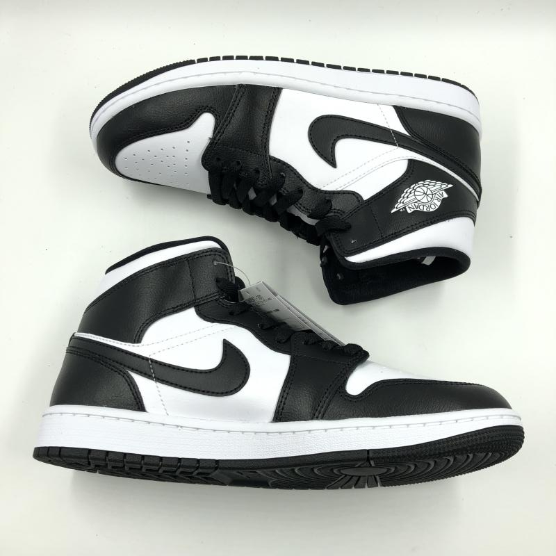 【中古】タグ付き NIKE AIR JORDAN1 MID パンダ サイズ：26㎝ DV0991-101 ナイキ エアジョーダン[240024444758]の画像4