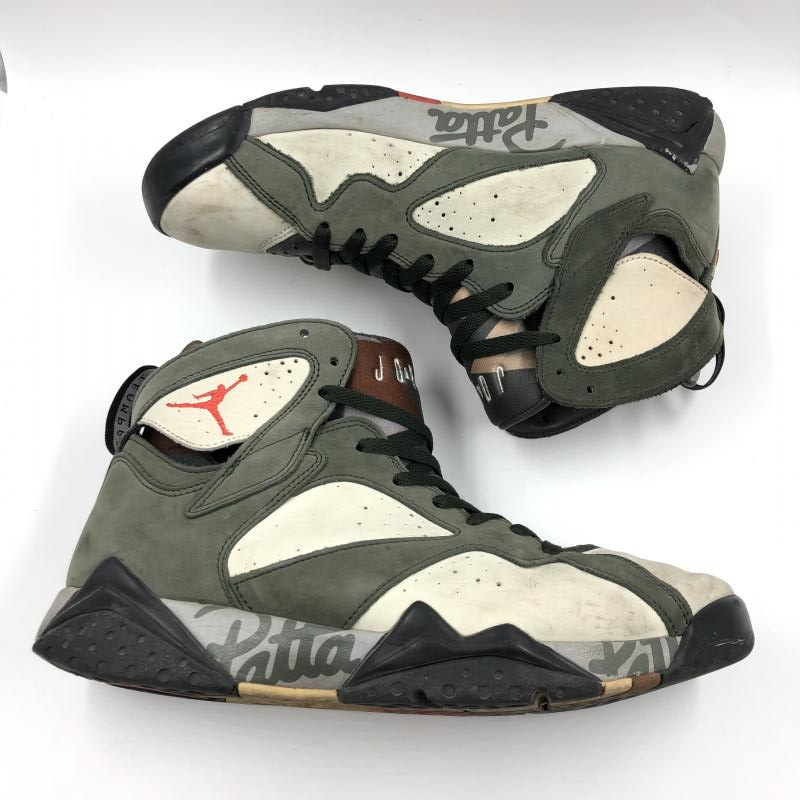 【中古】※使用感あり NIKE×Patta AIR JORDAN7 RETRO セコイア サイズ：28cm ナイキ パタ エアジョーダン[240024442563]_画像4