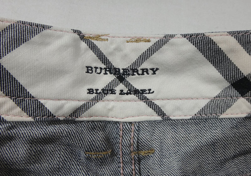 バーバリー ジーンズ Burberry blue Label バーバリー ブルーレーベル レディース ボトムス ジーンズ サイズ24 ブルー_画像7